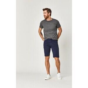 Mavi Shorts Mens Jacob Chino Golf Casual Stretch Flex Flat Front Navy SZ 30